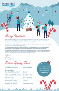 Festive message, Christmas, Window Cleaning, Commercial Window Cleaning